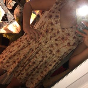 Super cute spring sunflower flower dress